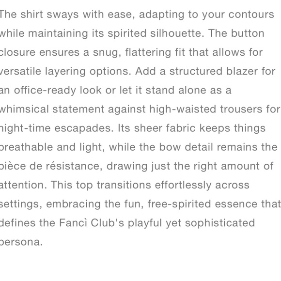 Fancì Club Blue Bow Top - sold out everywhere - Picture 5 of 6